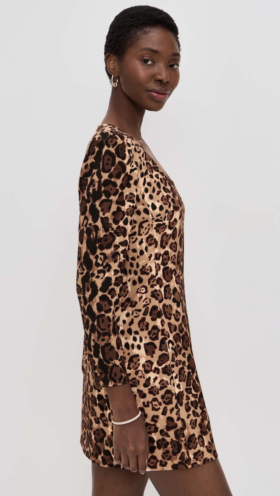 Shree Short Dress Cheetah Gradient Plmt
