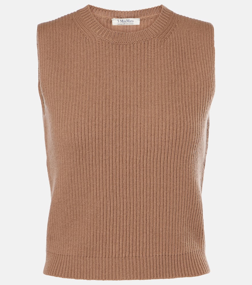 Wool sweater vest