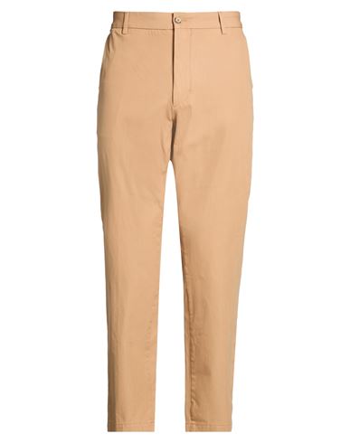 Man Pants Camel Size 36 Cotton, Polyamide, Elastane