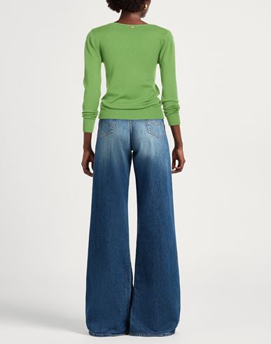 Woman Sweater Green Size L/XL Viscose, Polyamide, Polyester