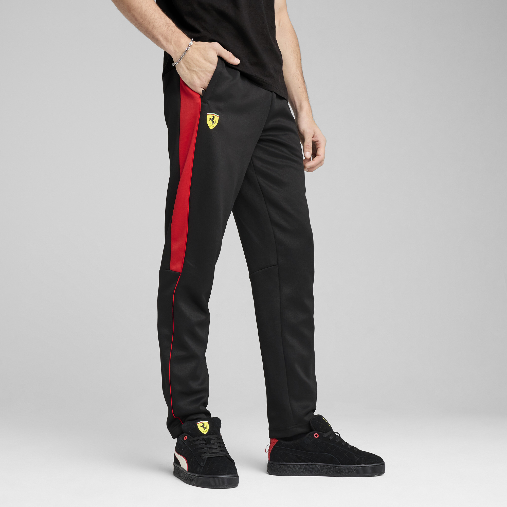 PUMA Scuderia Ferrari Race Men's Pants in Black
