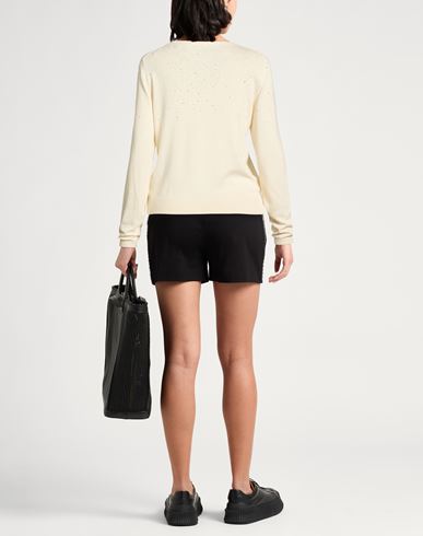 Woman Sweater Cream Size S Viscose, Nylon
