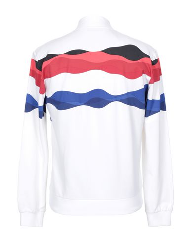 Bikkembergs Man Sweatshirt White Size L Polyamide, Cotton, Elastane