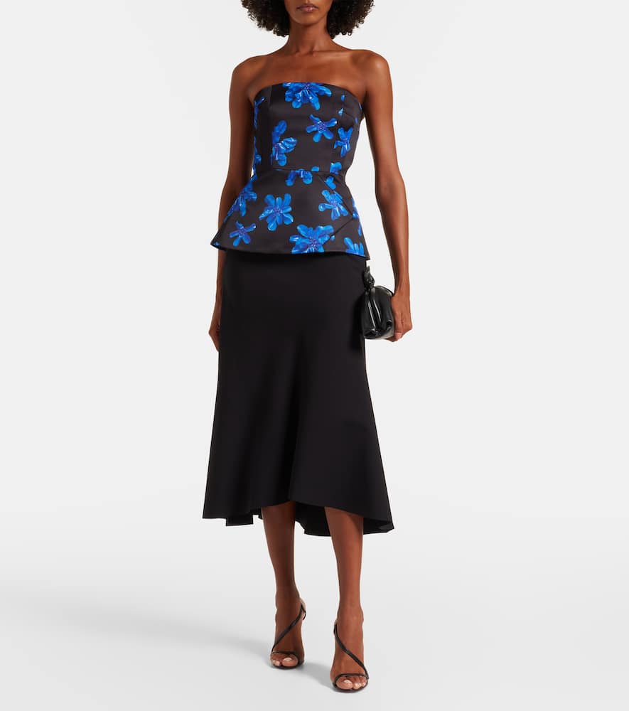 Regan floral genzianella tube top