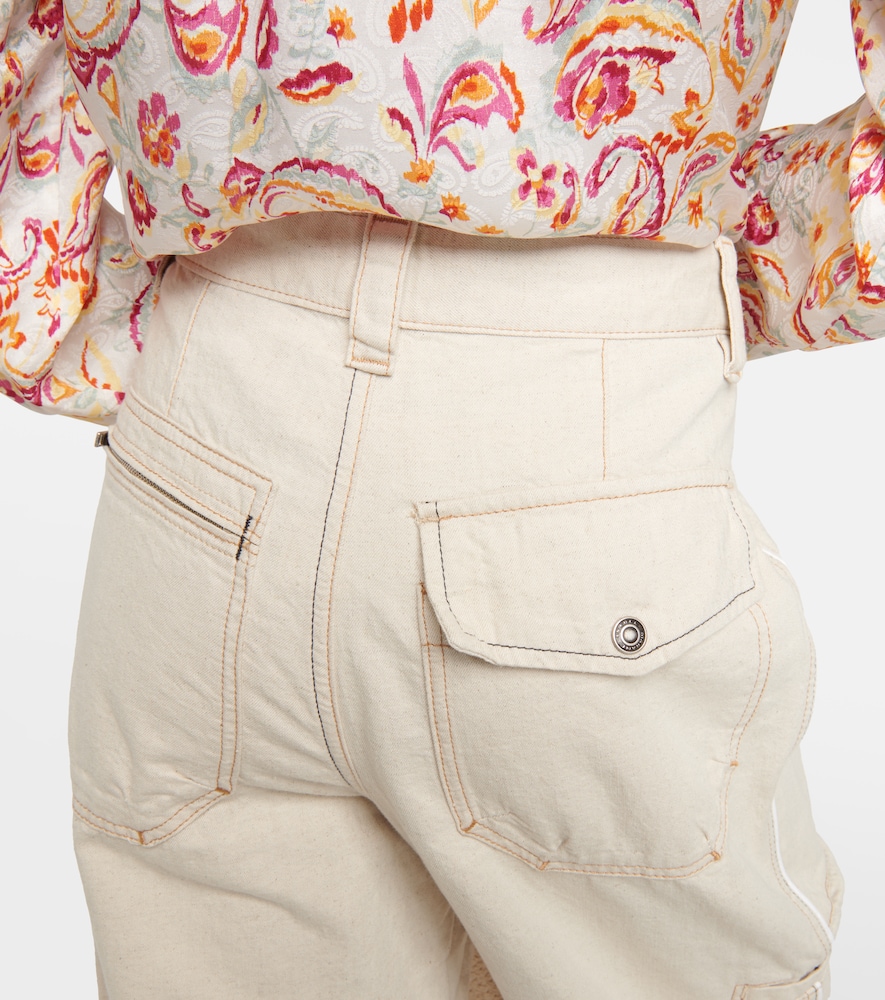 Paciane wide-leg cargo jeans