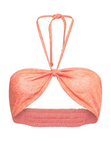 Woman Top Orange Size L Polyester, Viscose, Elastane