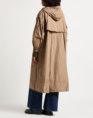 Woman Coat Taupe Size 4 Polyester