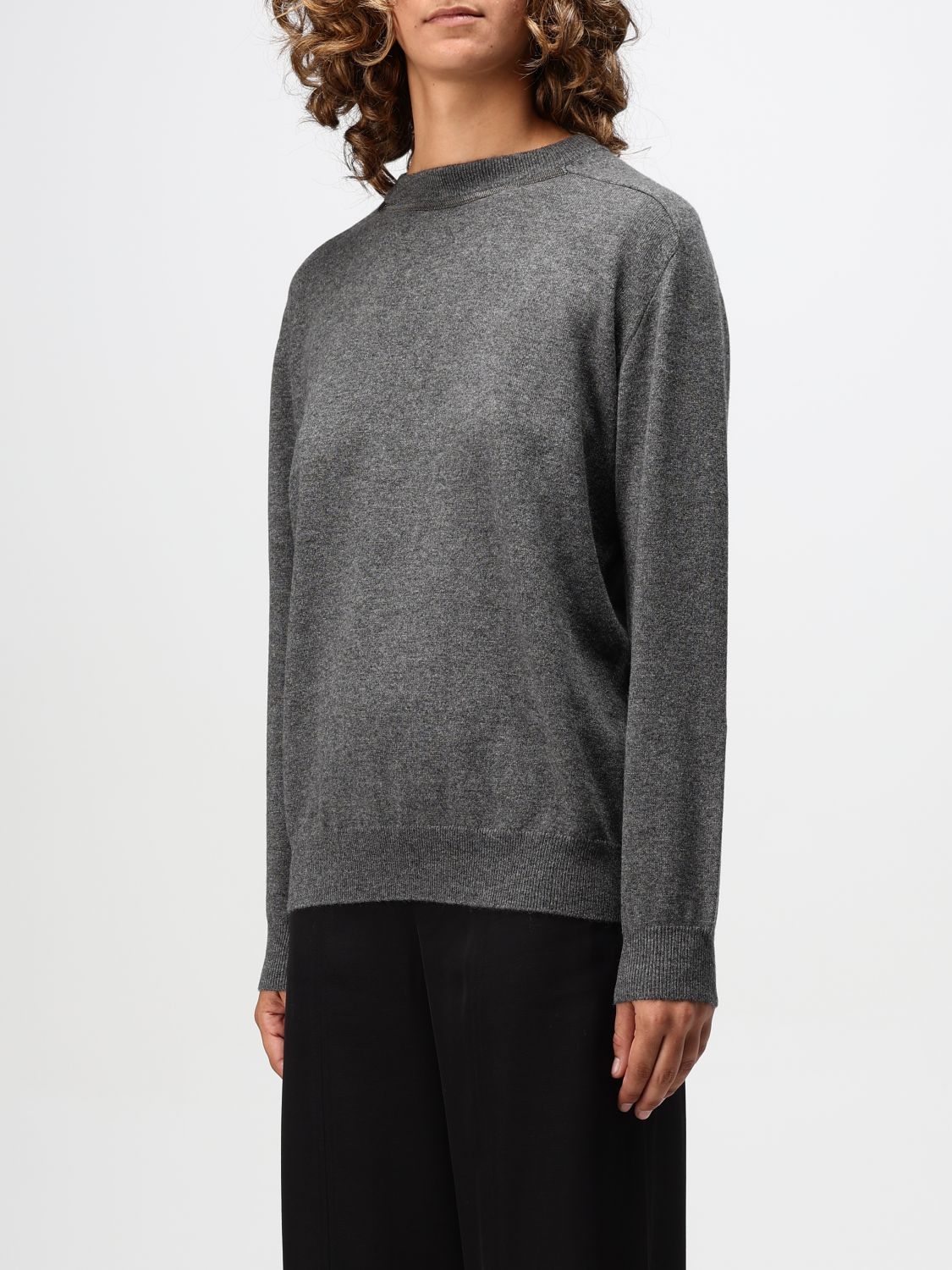 Pullover Girocollo In Cashmere