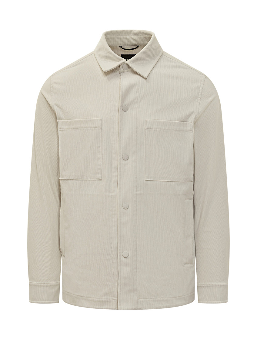 Off White Solid Jacket