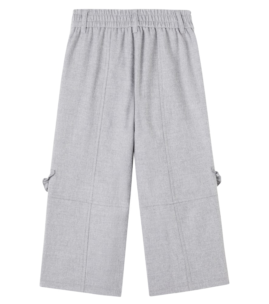 Embellished cotton-blend fleece sweatpants