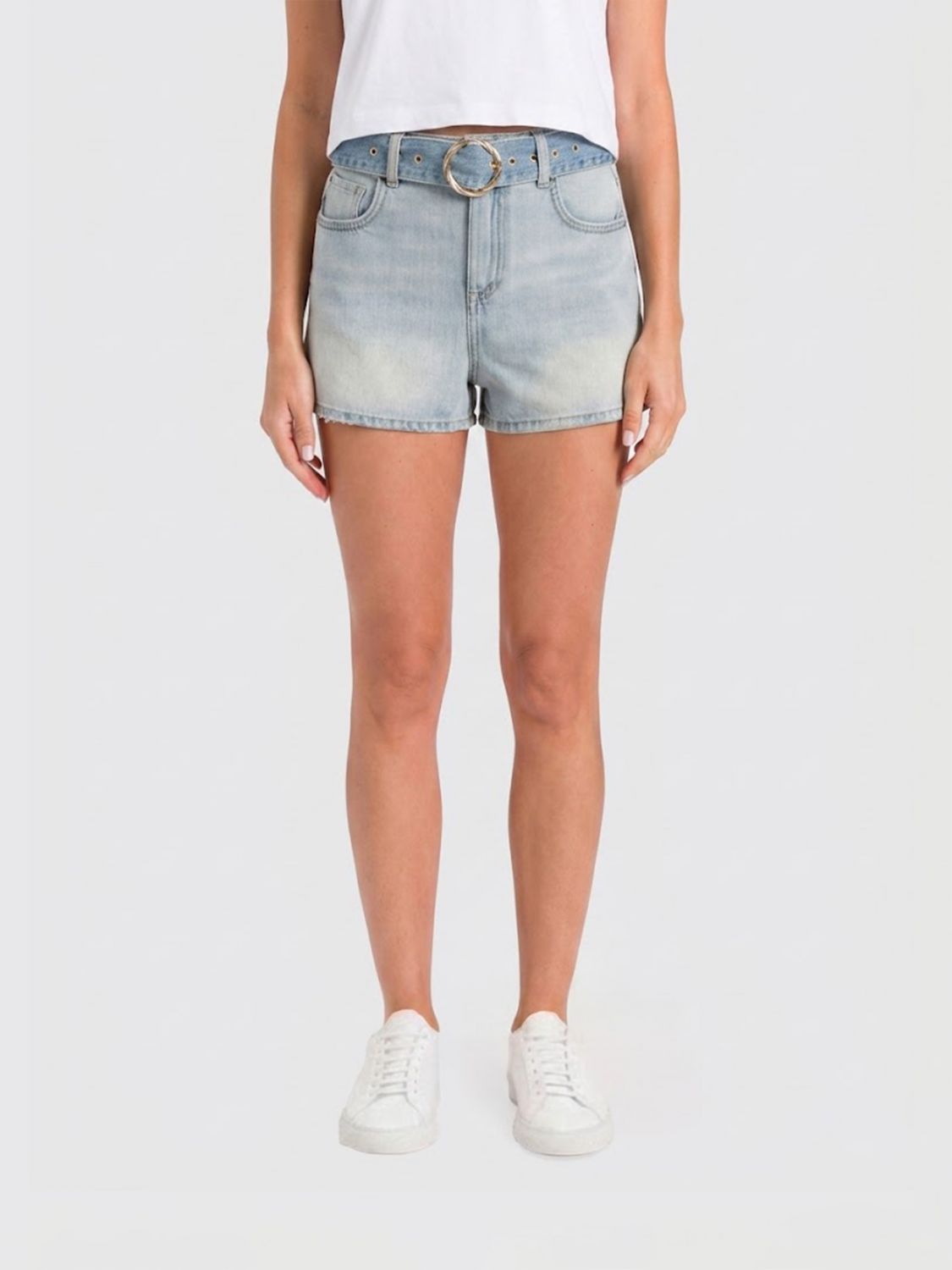 Shorts Woman color Denim