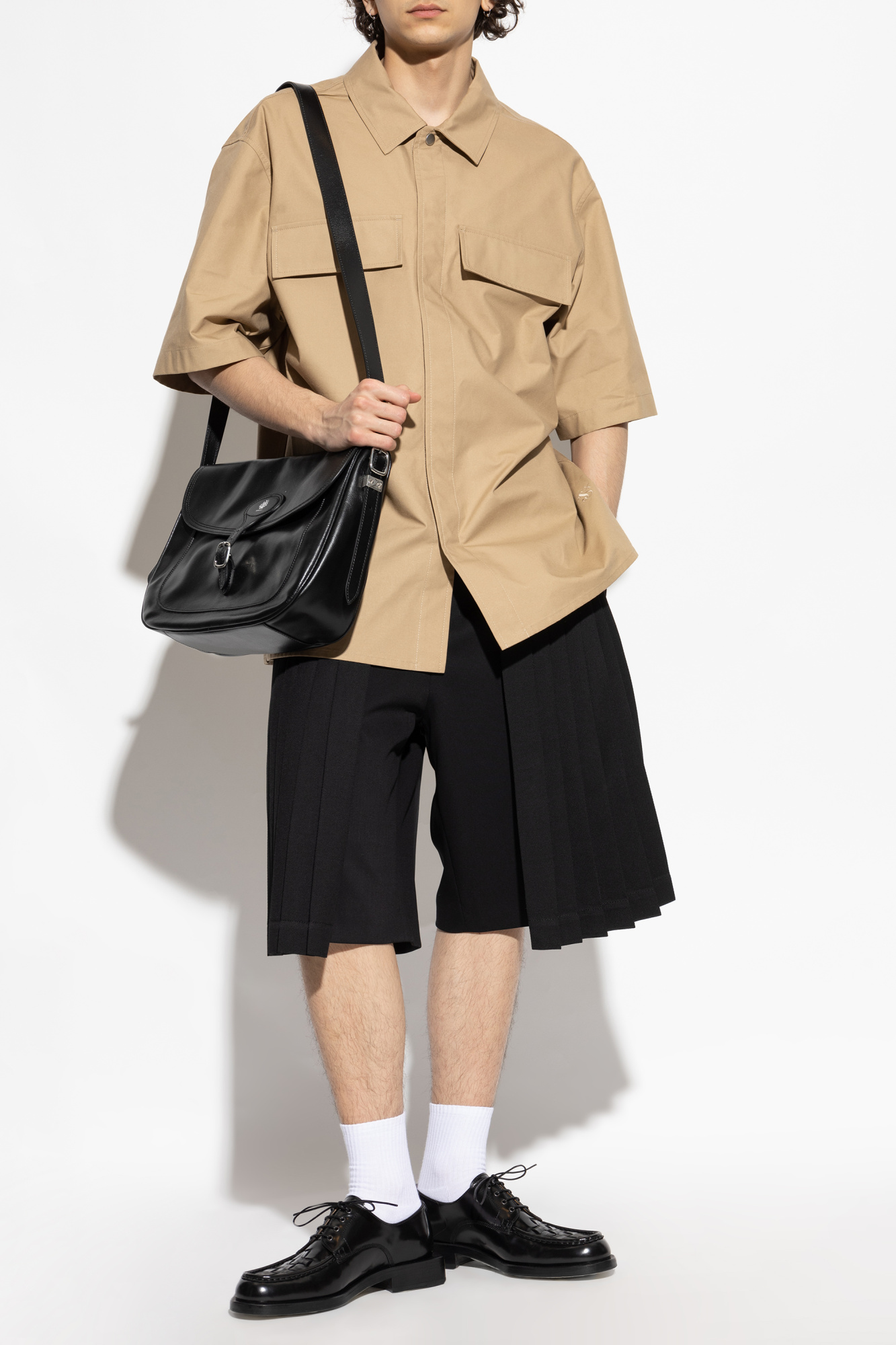 JIL SANDER+ Short Sleeve Shirt, Men's, Beige