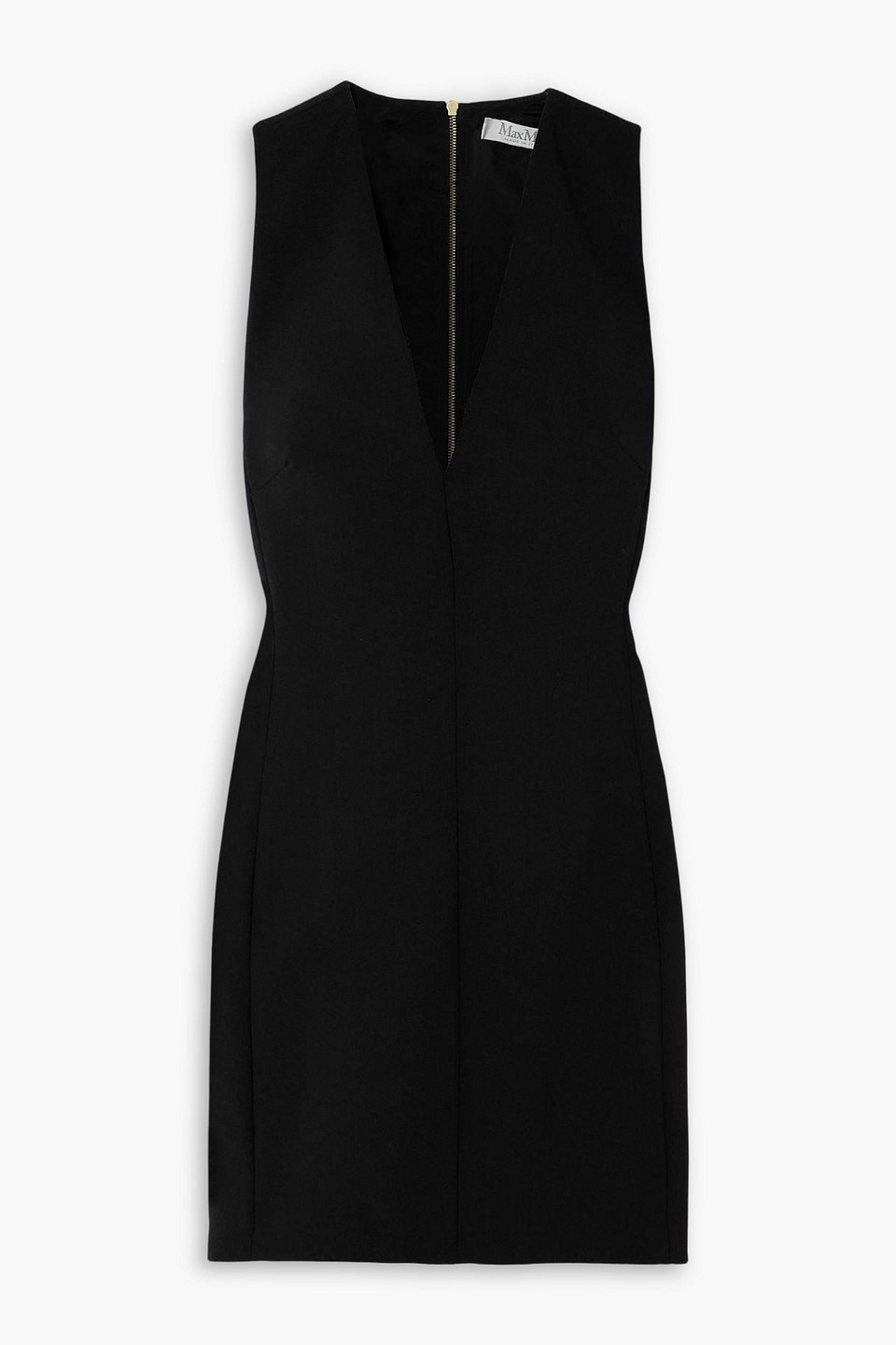 Belford grain de poudre wool-blend mini dress - Black - IT 36