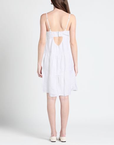 Woman Mini dress Ivory Size L Linen