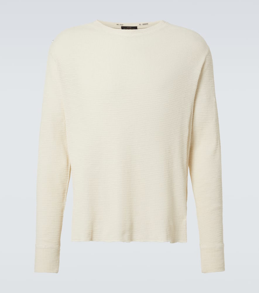 RRL Waffle-knit cotton sweater