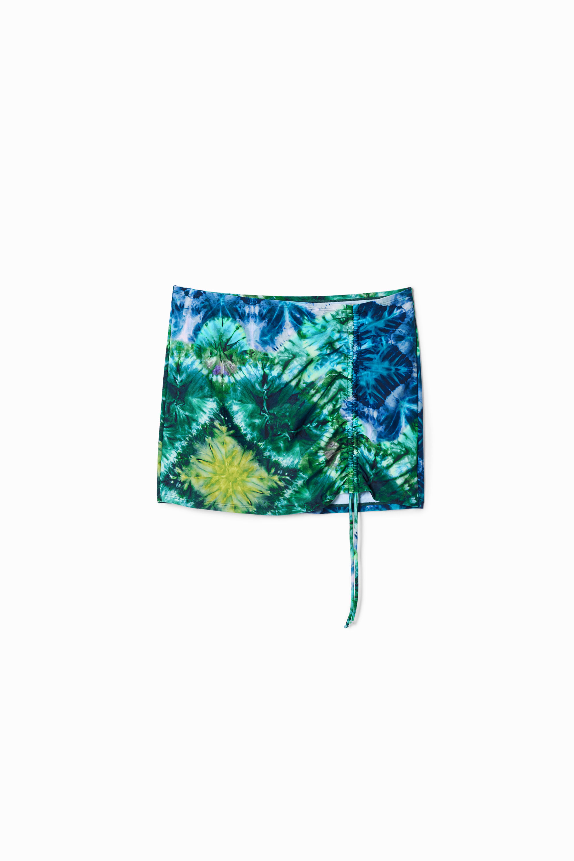 Tie-dye mini skirt