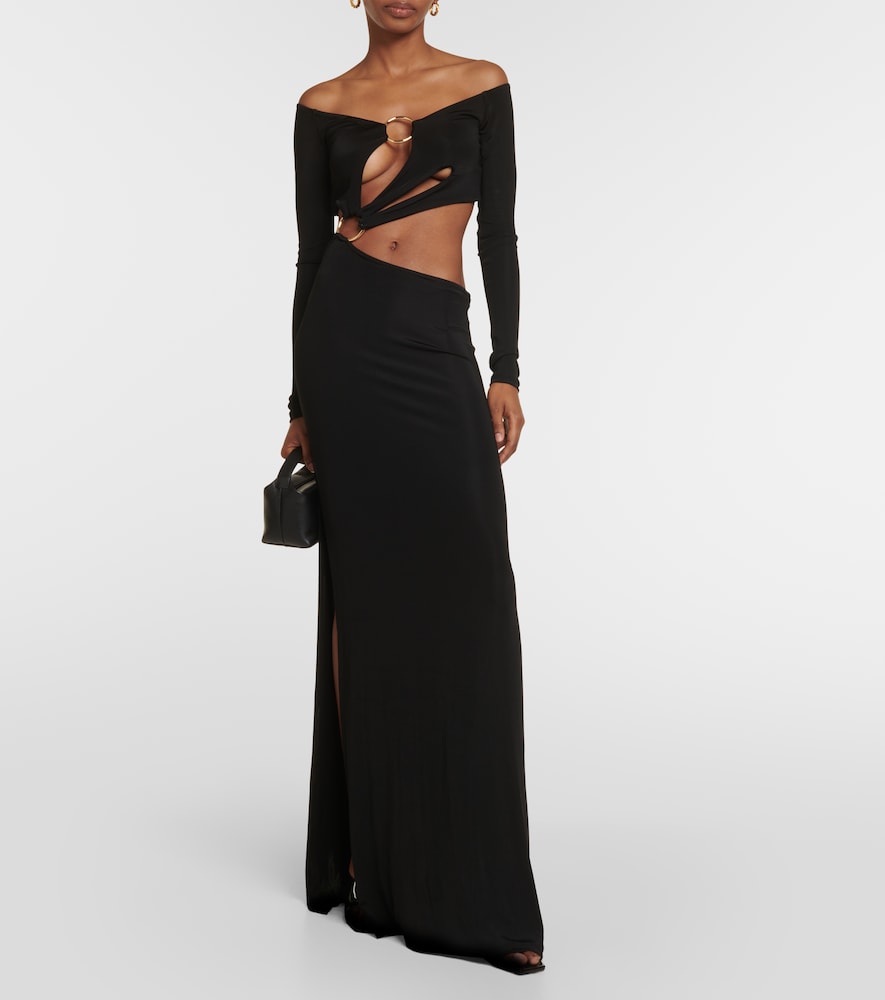 Sex Wax cutout jersey maxi dress