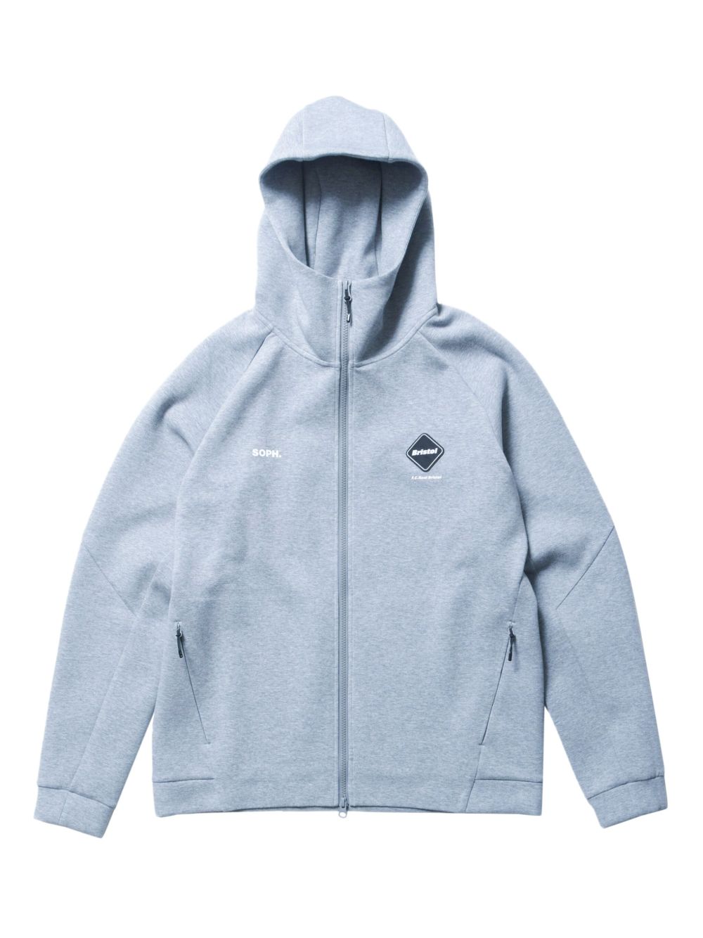 Zip-up hoodie - Grey