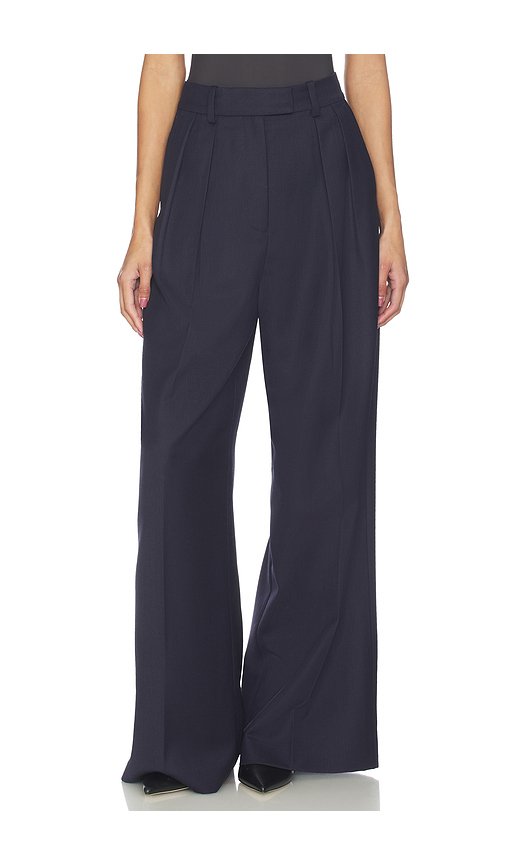 ANINE BING Lou Trouser in Navy. 0. Also , 2, 4