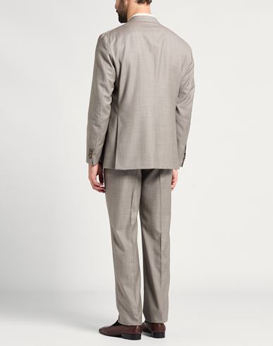 Man Suit Khaki Size 44 Super 130s Wool