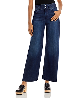 Triple Binding High Rise Wide Leg Jeans in Naples