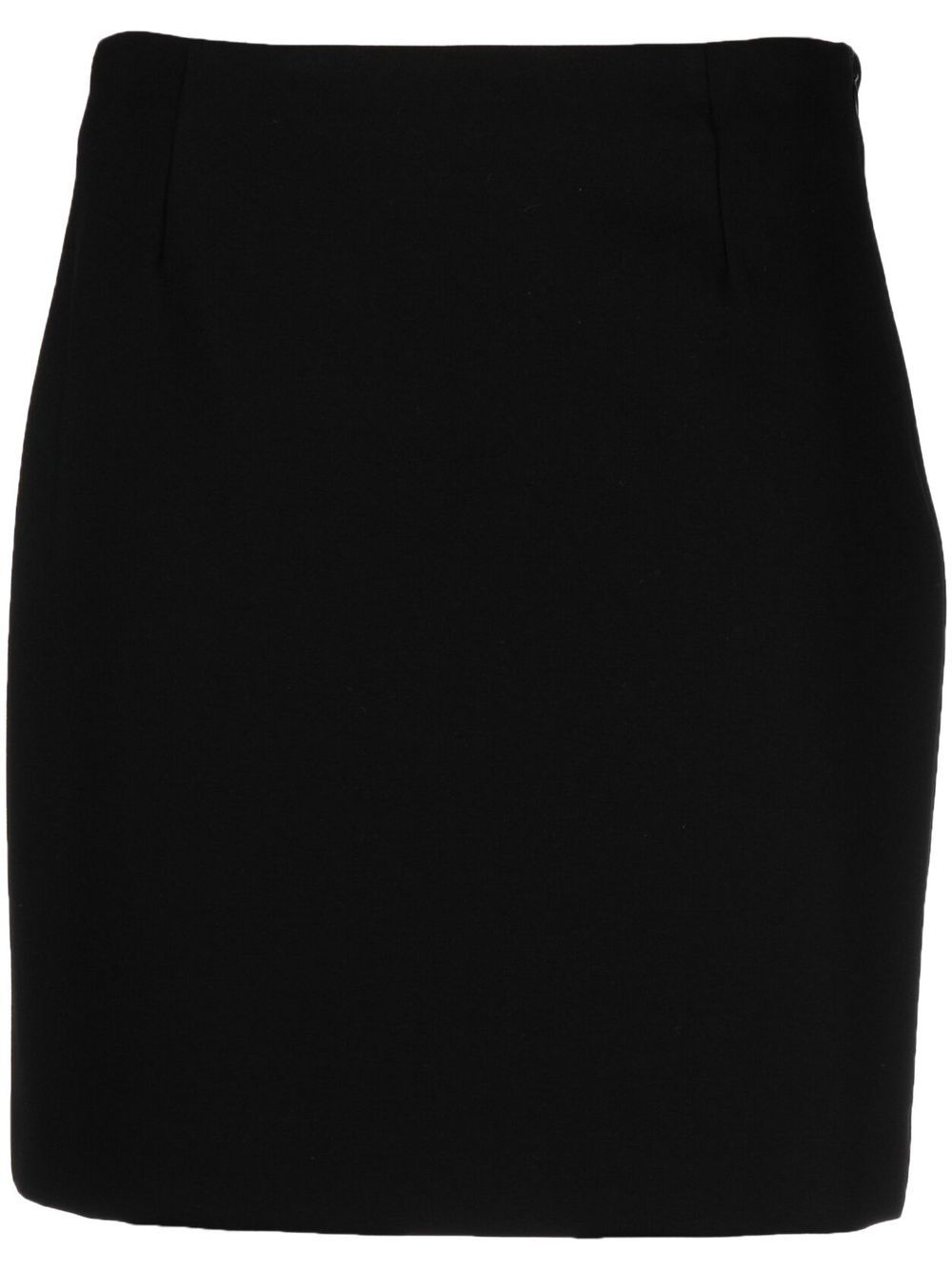 Fitted mini skirt - Black