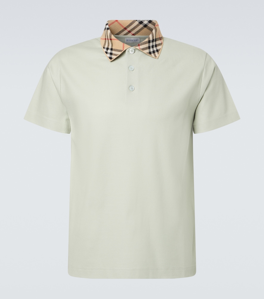 Cotton piqué polo shirt