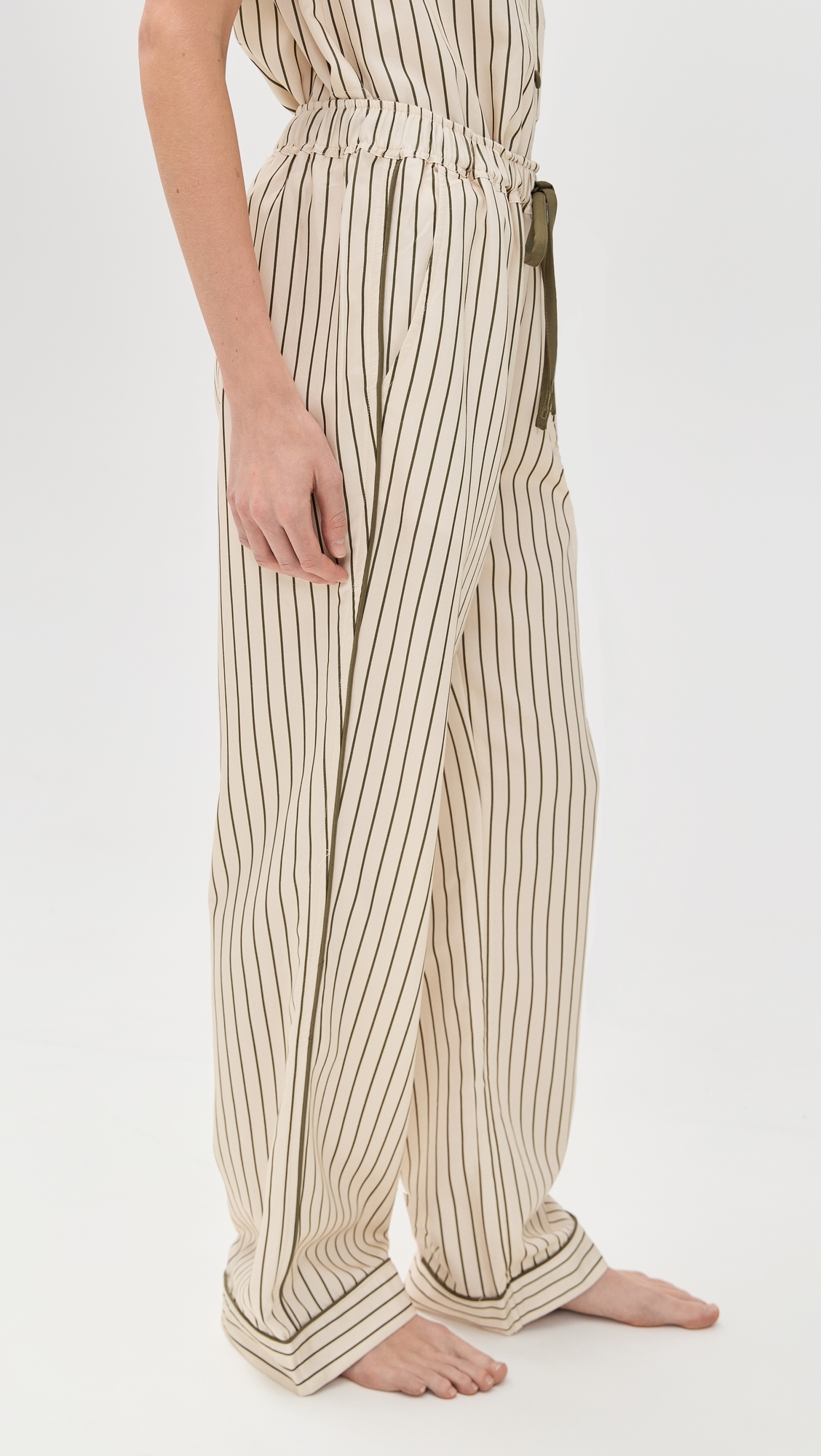 Sleep Pants Matcha Stripe