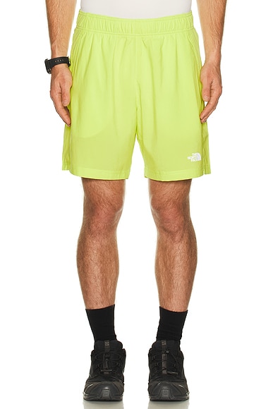 The North Face 24/7 7 Short in Lemon. L. Also in M, S, XL/1X, XXL/2X