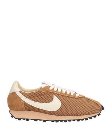Man Sneakers Camel Size 8.5 Leather, Textile fibers