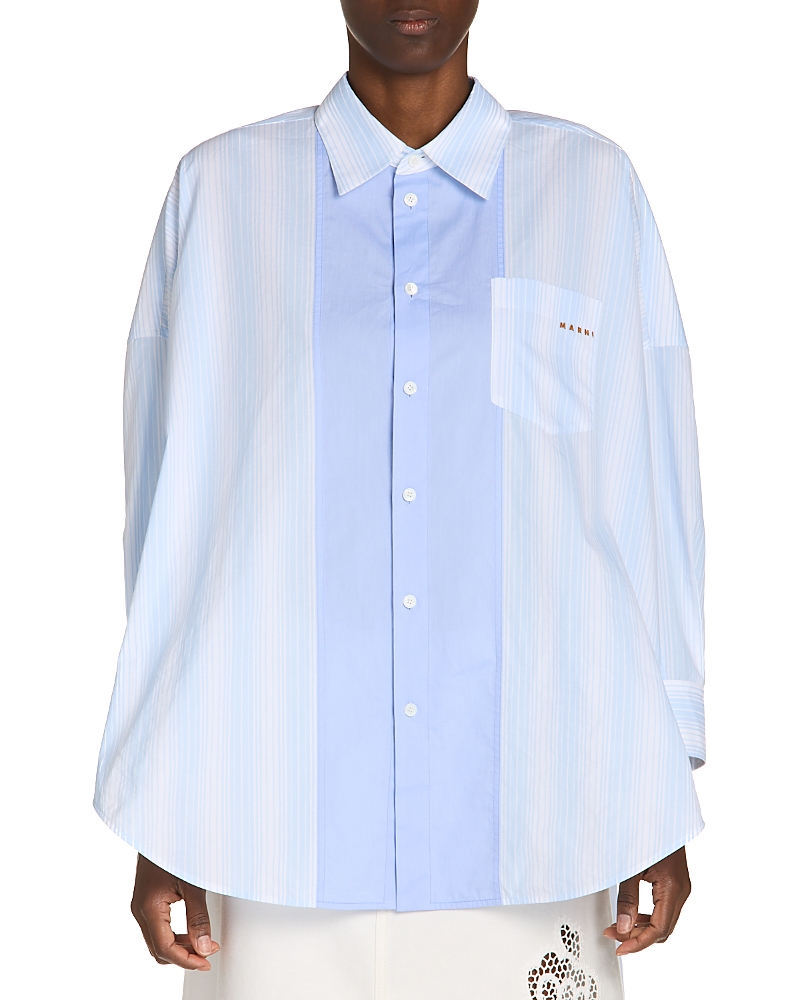 Oversized Striped Shirt