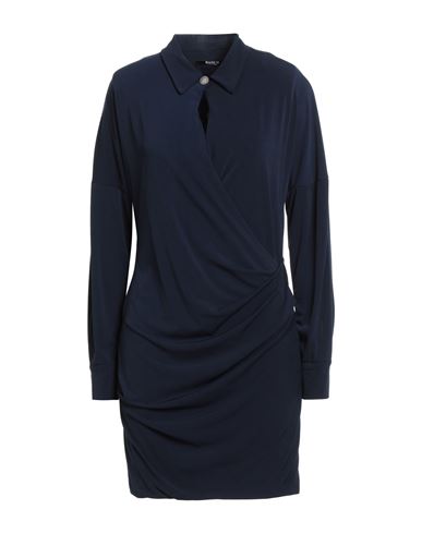 Woman Mini dress Midnight blue Size M Polyester, Elastane