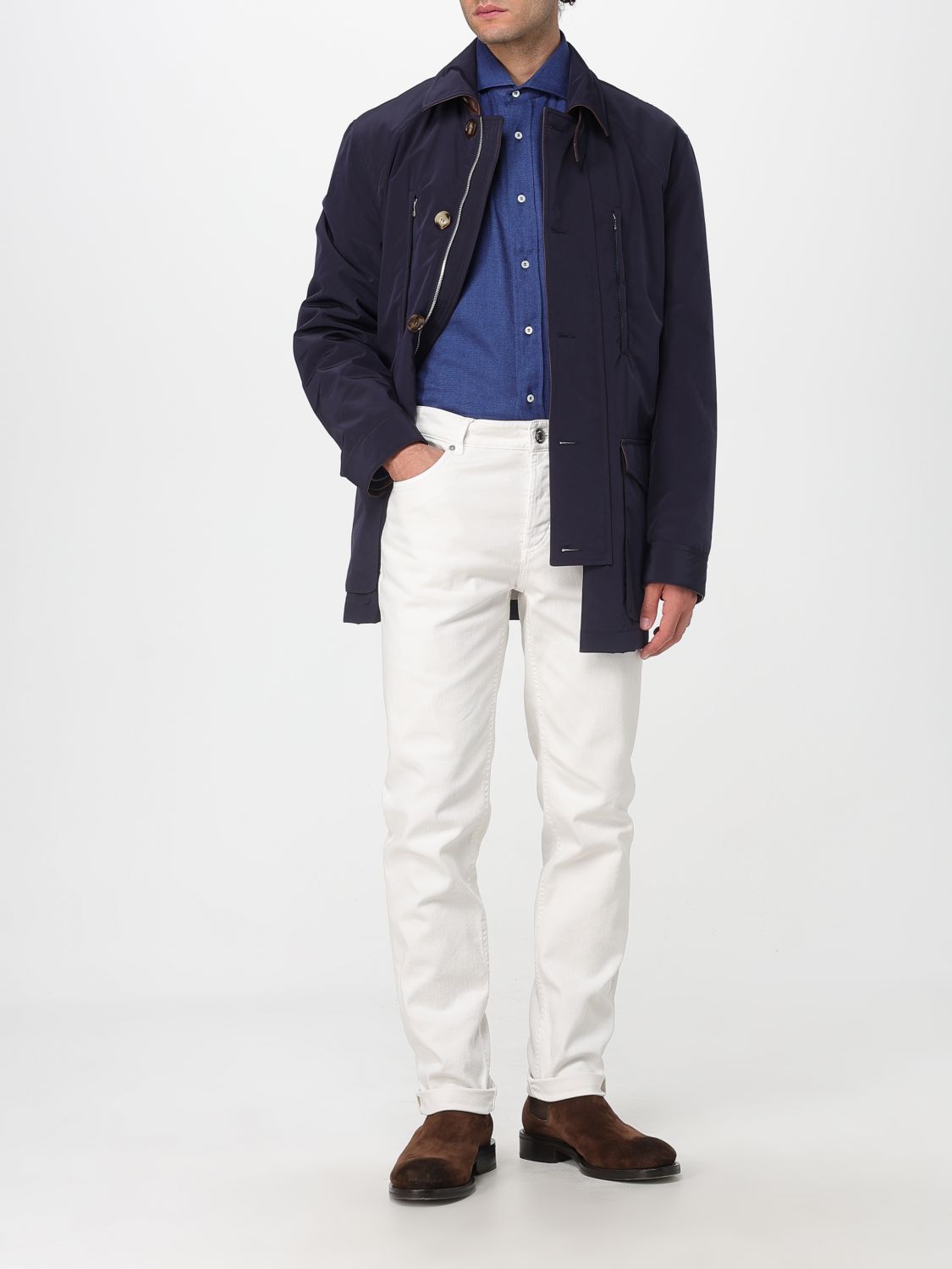 Pants Men color White