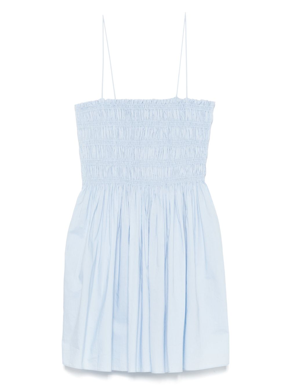 Matteau - Shirred Bodice Mini Dress Dresses Light Blue