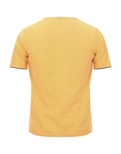 Man Sweater Orange Size 40 Cotton