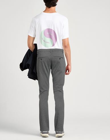 Man Pants Grey Size 32 Polyester, Viscose, Polyamide, Elastane