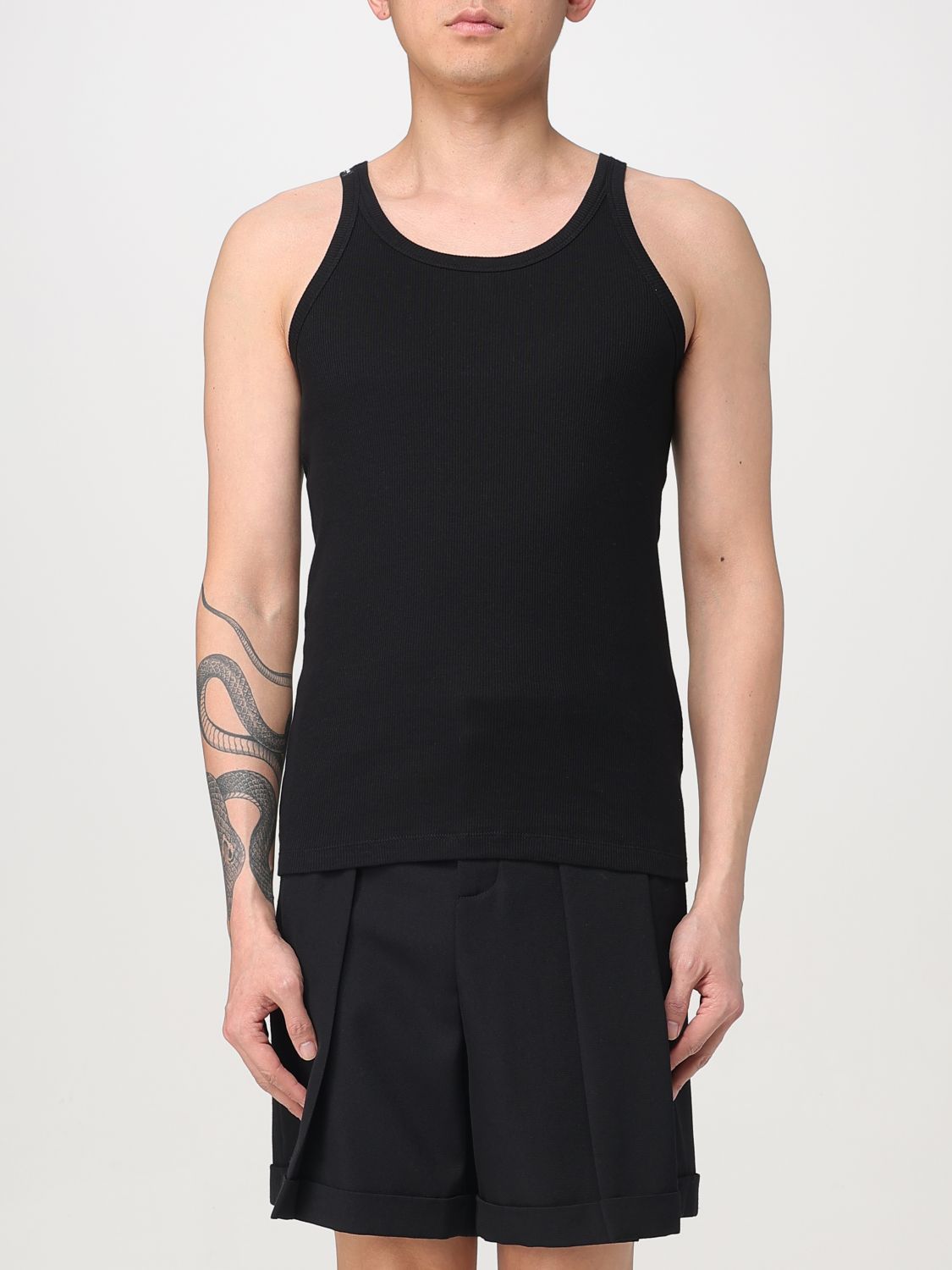 Tank Top Men color Black