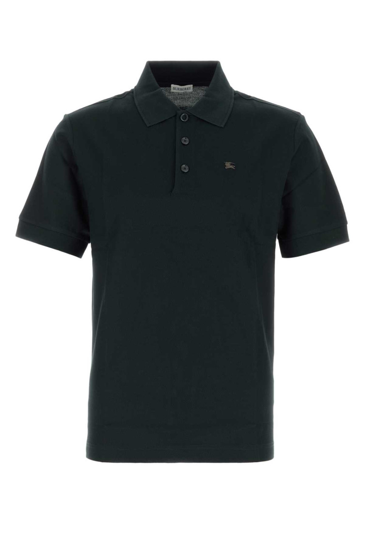 Burberry - piquet shirt polo collar short sleeve