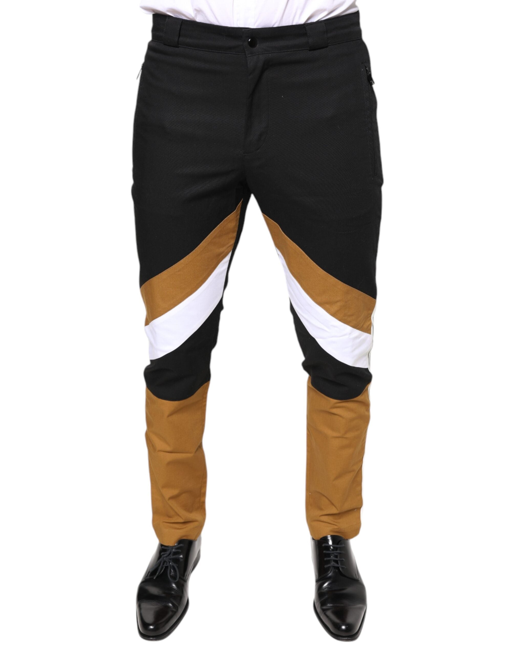 Multicolor Stripe Trousers — Multicolor