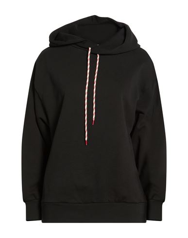 Woman Sweatshirt Black Size XS Cotton