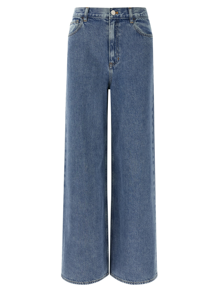High-waisted Wide-leg Jeans