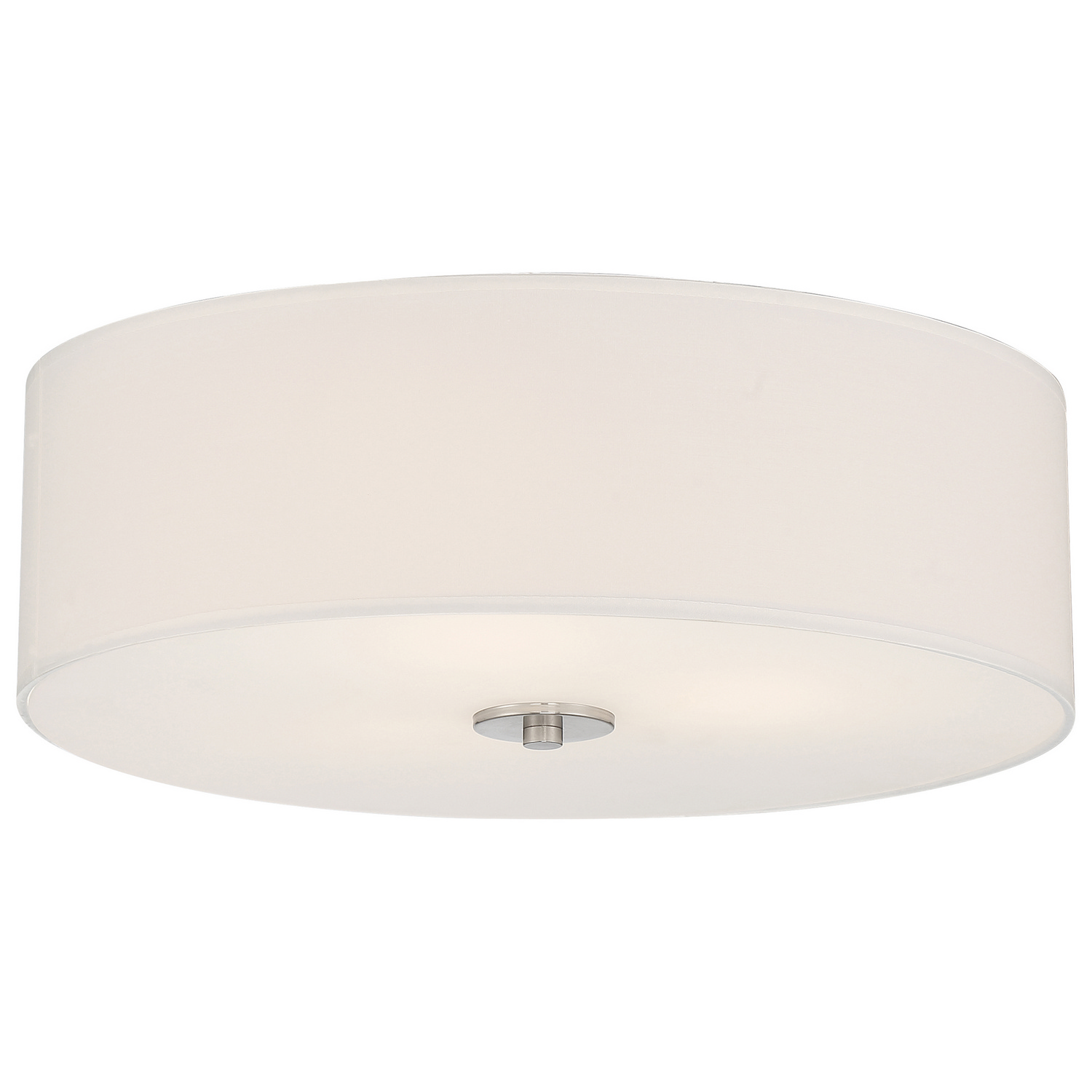 Brushed Steel LED Flush Mount from the Mid Town Collection
