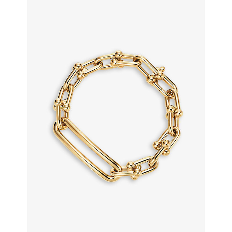 Womens 18ct Gold Tiffany HardWear Link 18ct Yellow-gold Bracelet