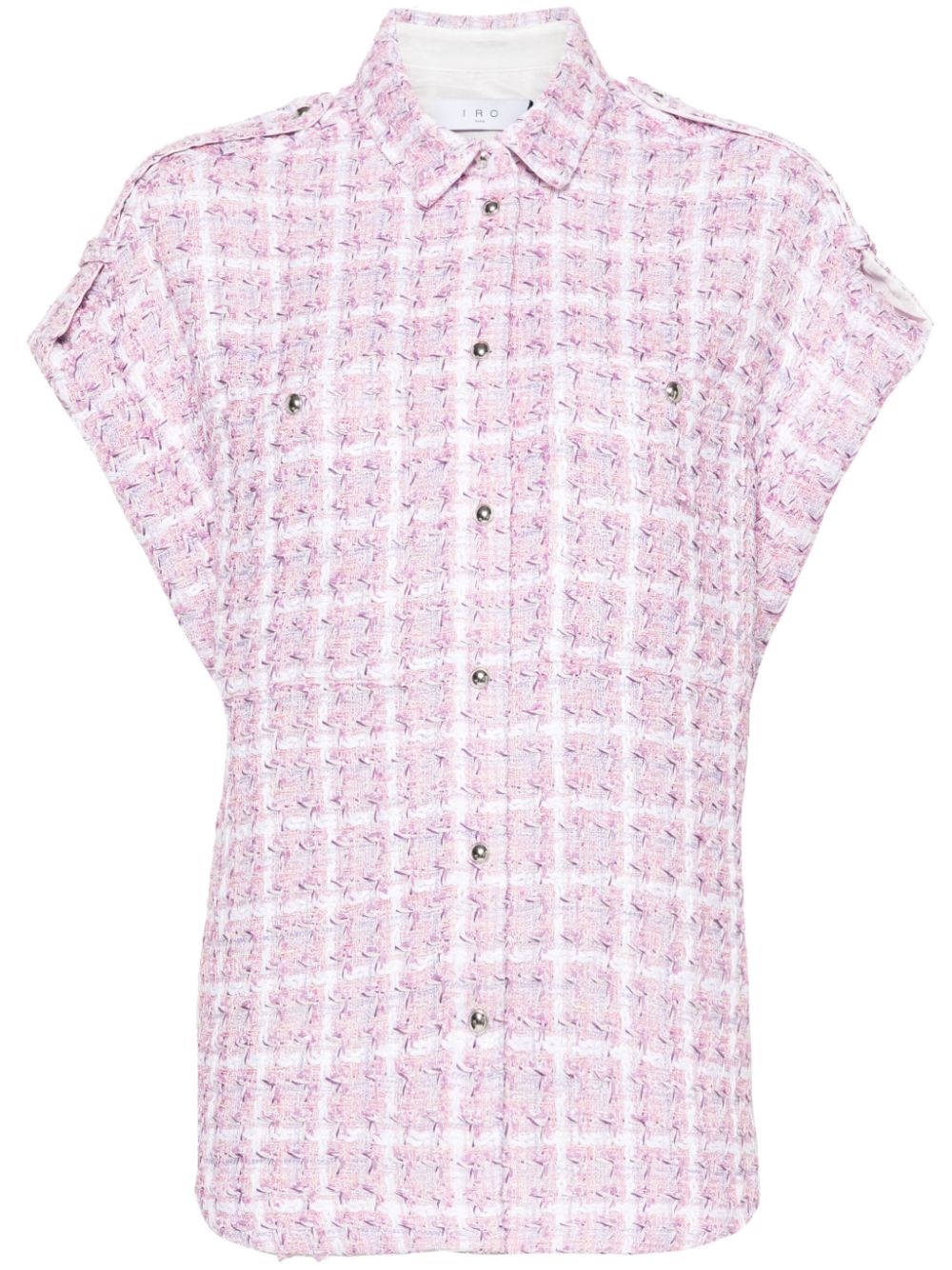 Gilsa blouclé overshirt - Purple