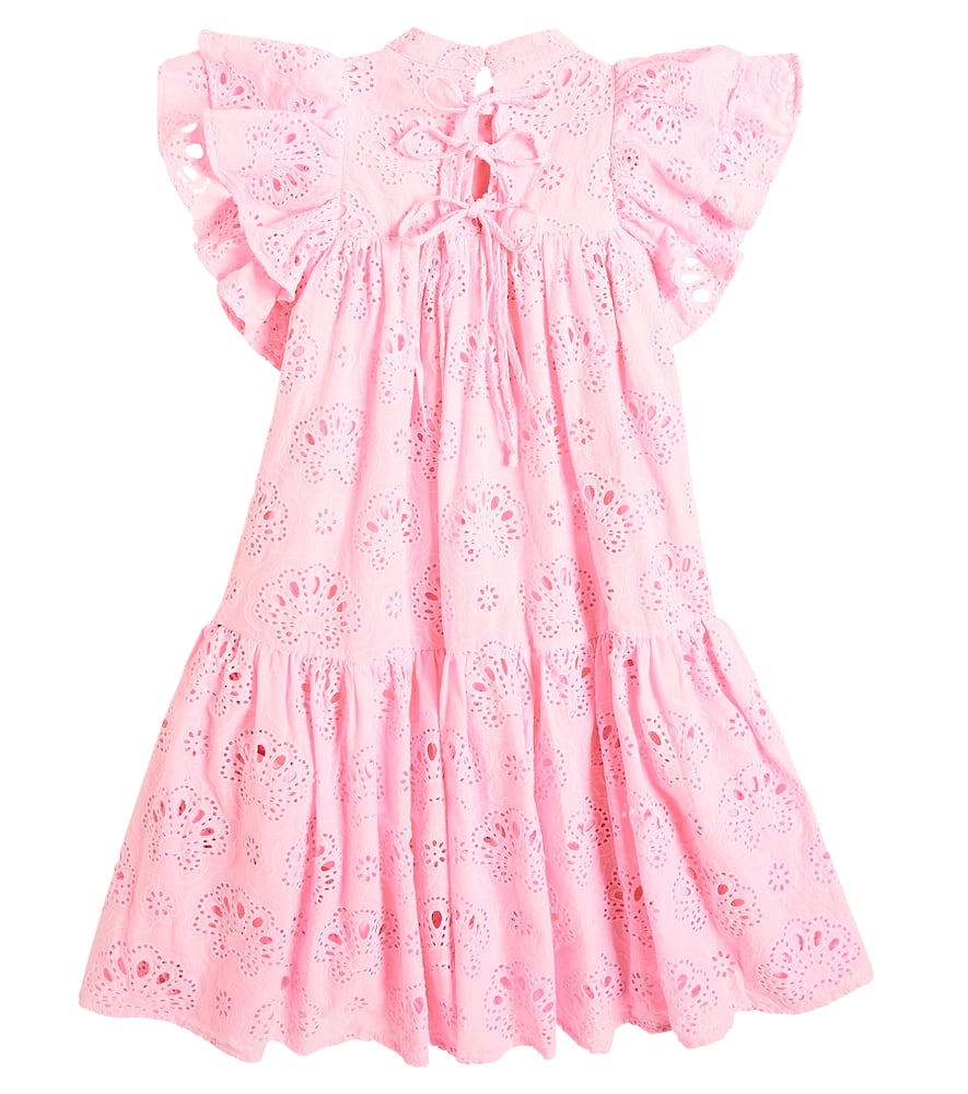 Petite Amalie Embroidered cotton dress