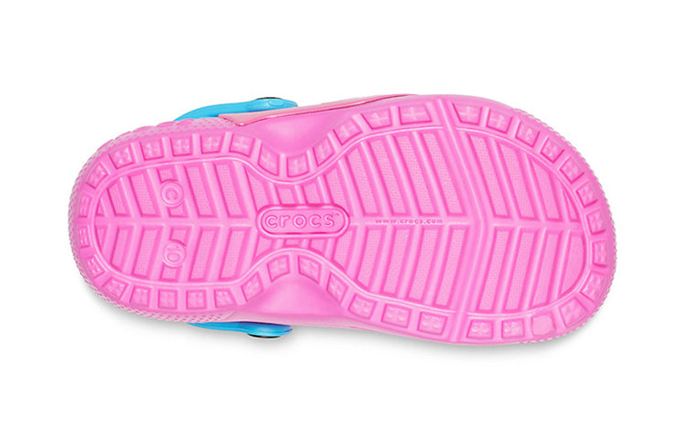 (GS) Fun Lab Disney Minnie Lined Clogs 'Pink Blue'