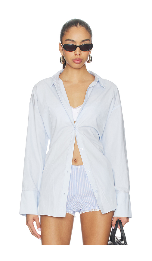 NIA Bea Shirt in Baby Blue. XS. Also in S, M