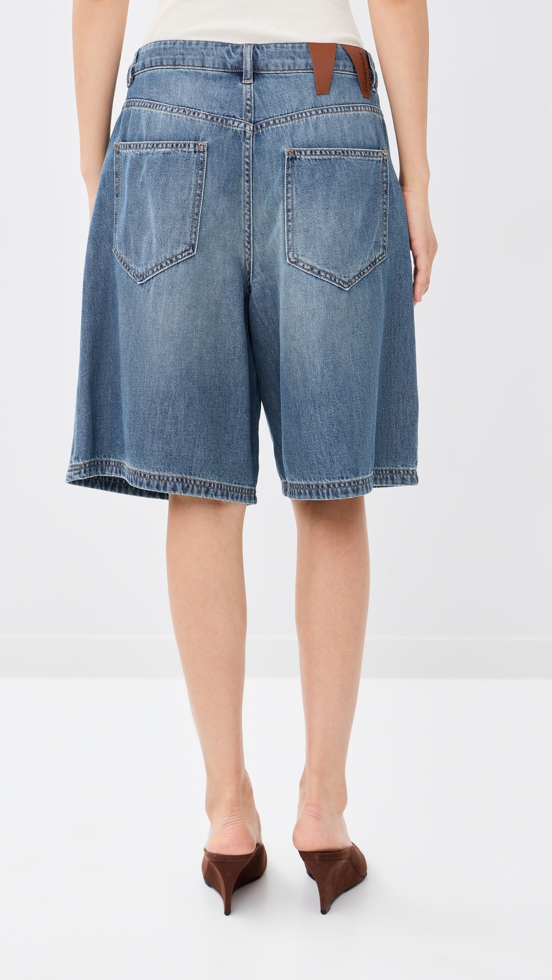 Emily Denim Shorts Slate Vintage