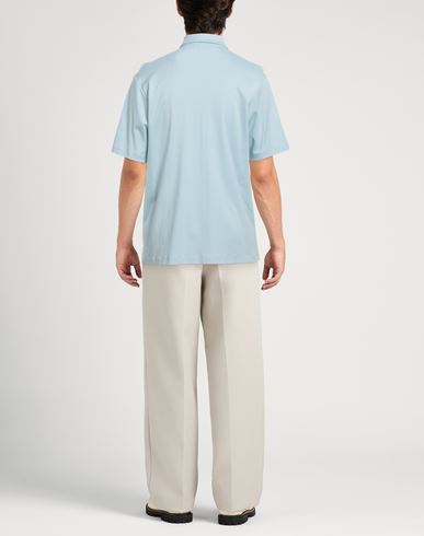 Man Polo shirt Sky blue