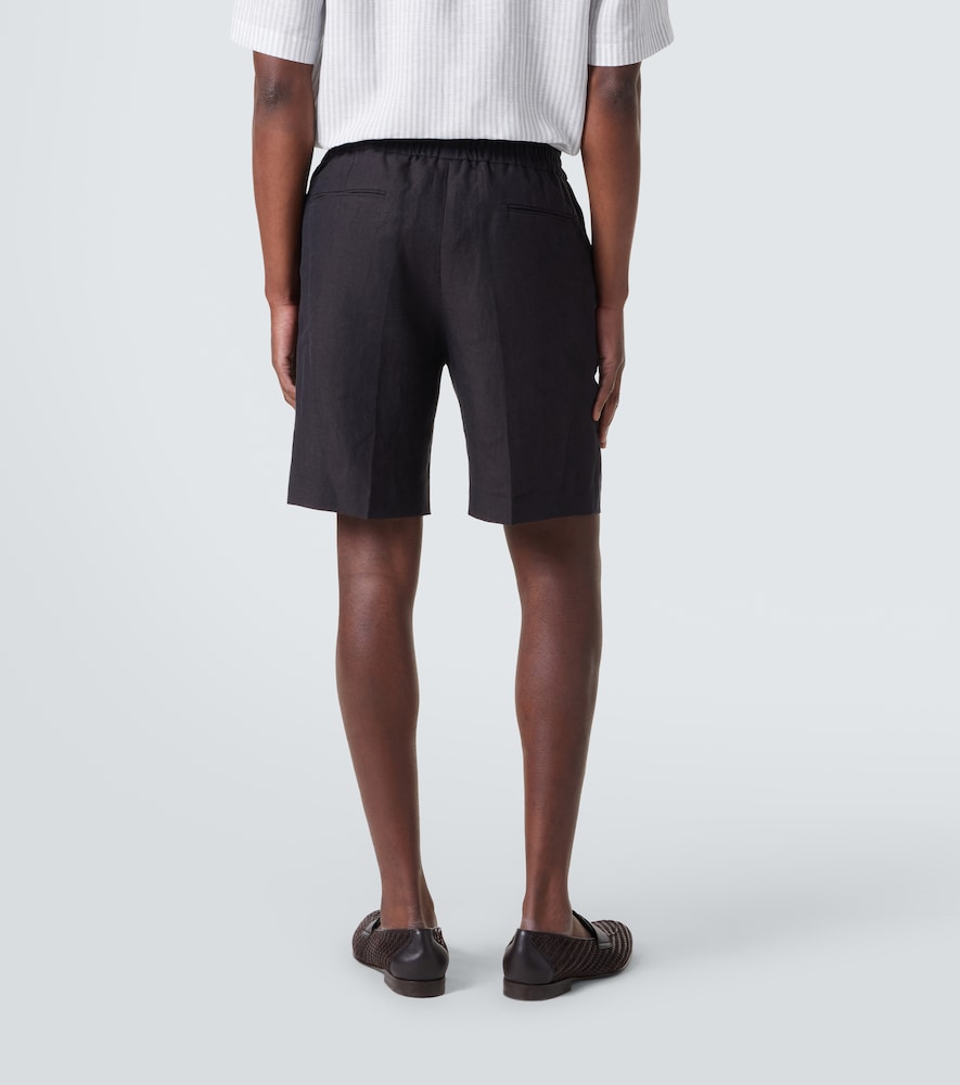 Linen Bermuda shorts